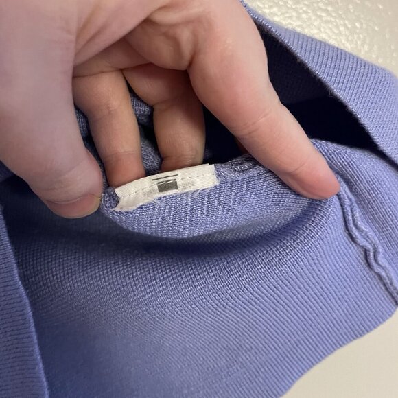 Abercrombie & Fitch Women M Periwinkle Knit Underbust Corset Crew Tank Top - Picture 7 of 9